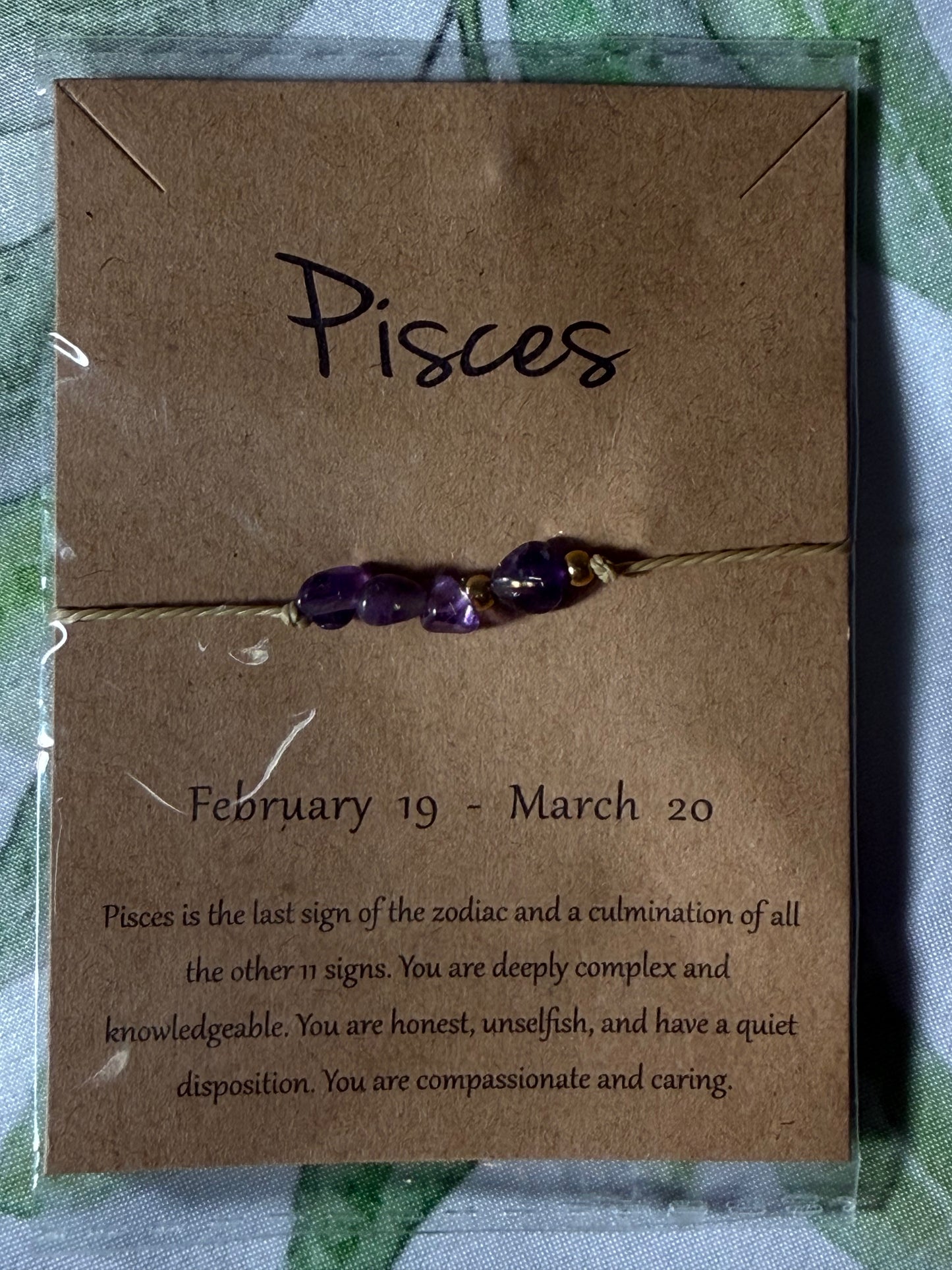 Minimalist Zodiac Bracelet | Simple Astrology Crystal Bracelet
