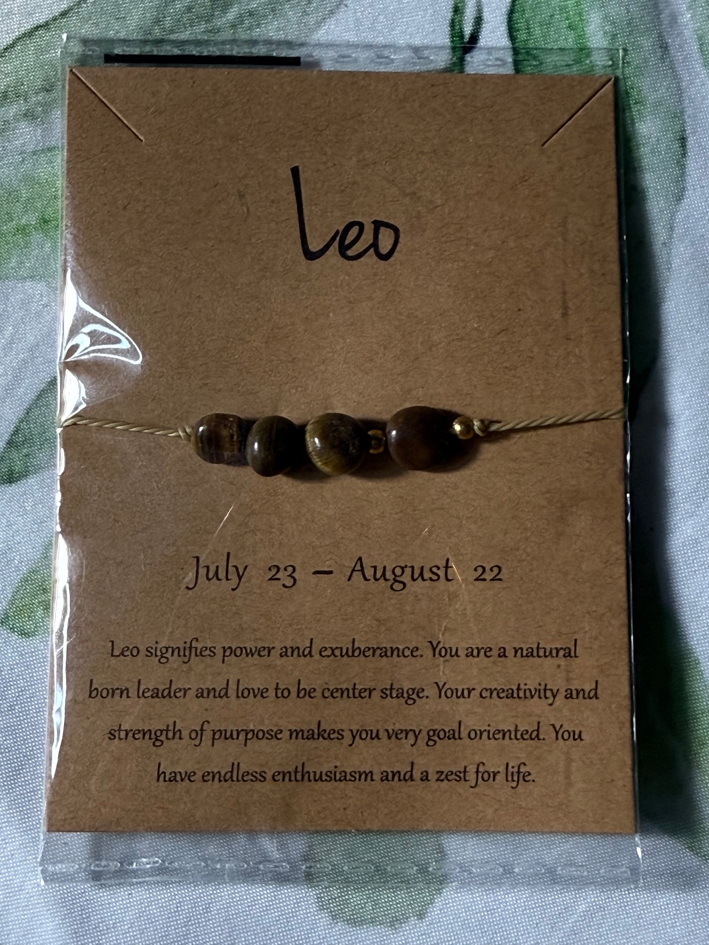 Minimalist Zodiac Bracelet | Simple Astrology Crystal Bracelet