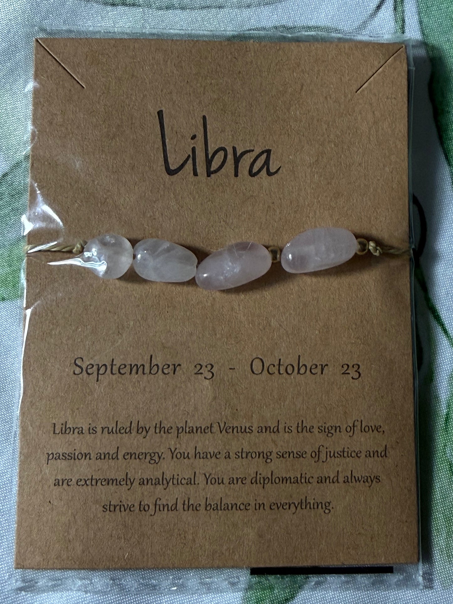 Minimalist Zodiac Bracelet | Simple Astrology Crystal Bracelet