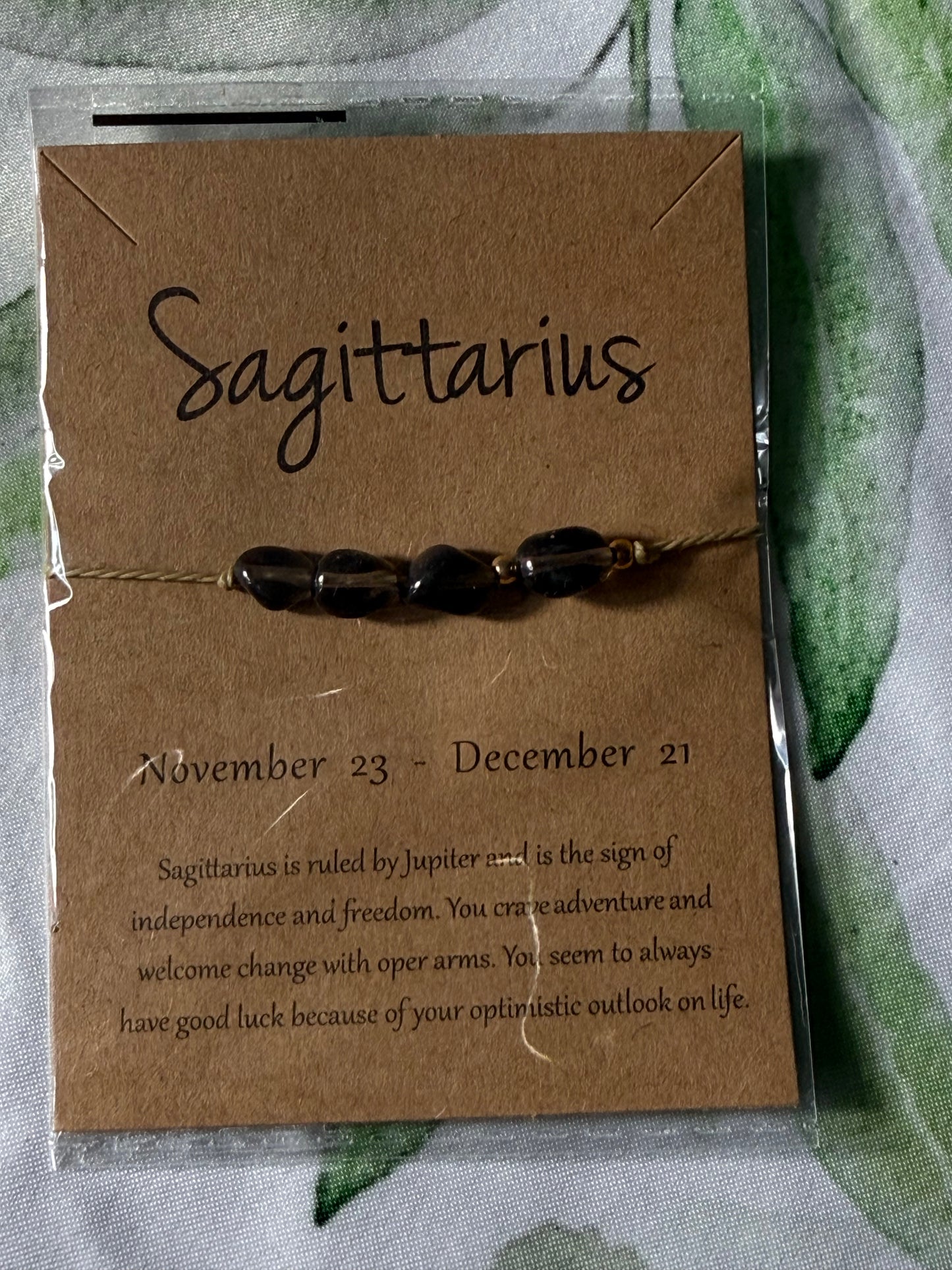 Minimalist Zodiac Bracelet | Simple Astrology Crystal Bracelet