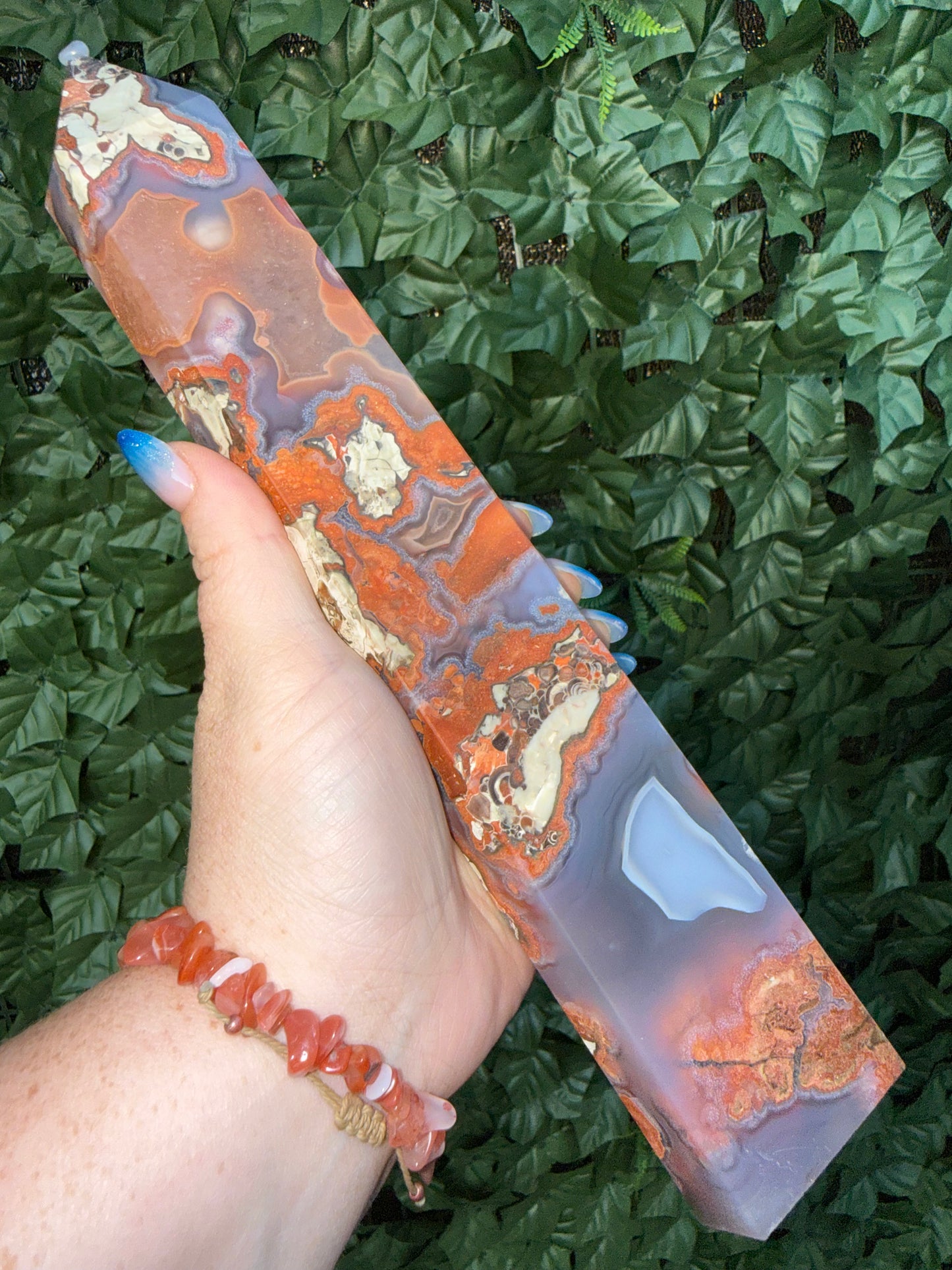 Money Agate Tower M5— Prosperity & Grounding Energy
