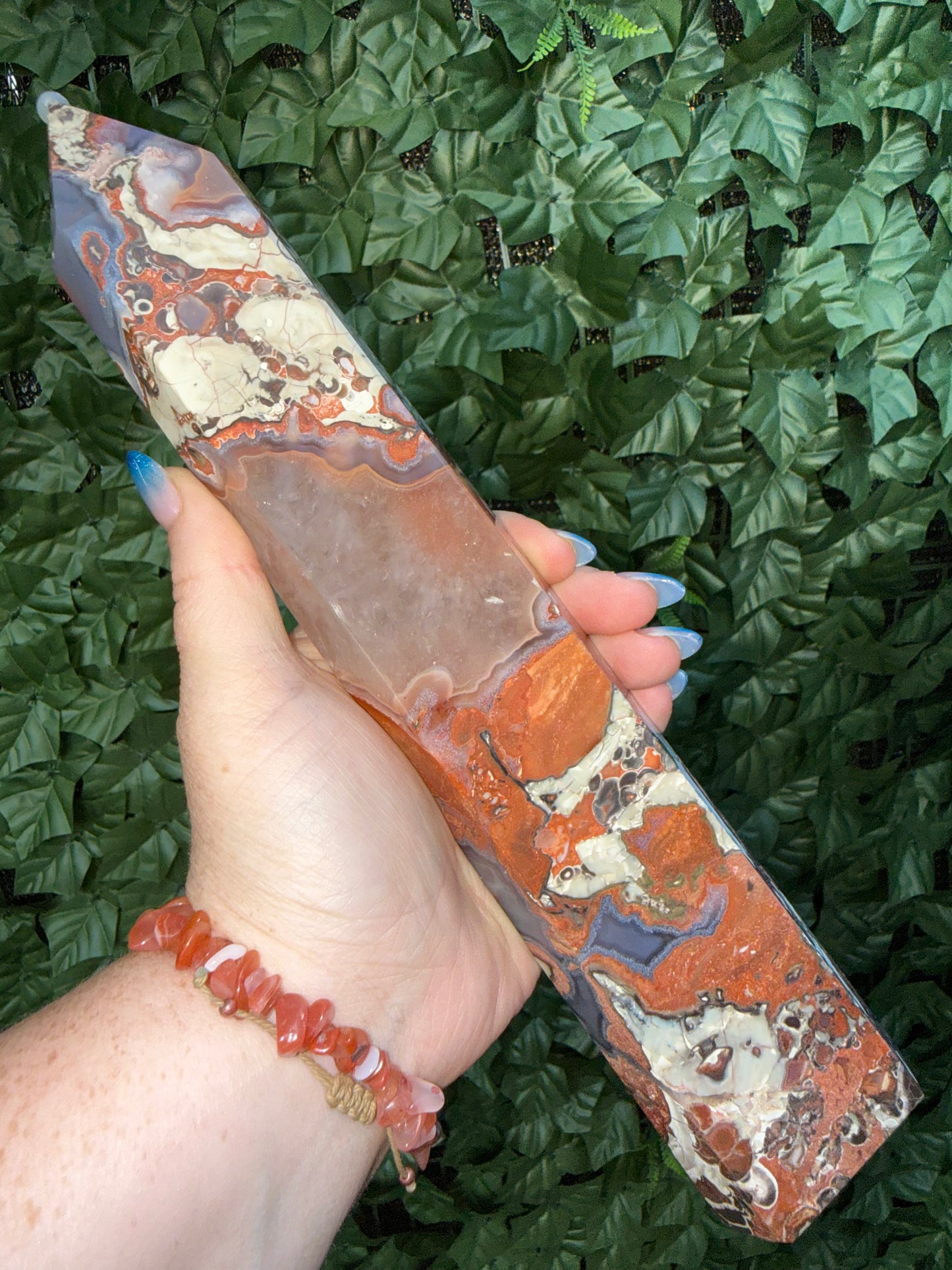 Money Agate Tower M5— Prosperity & Grounding Energy
