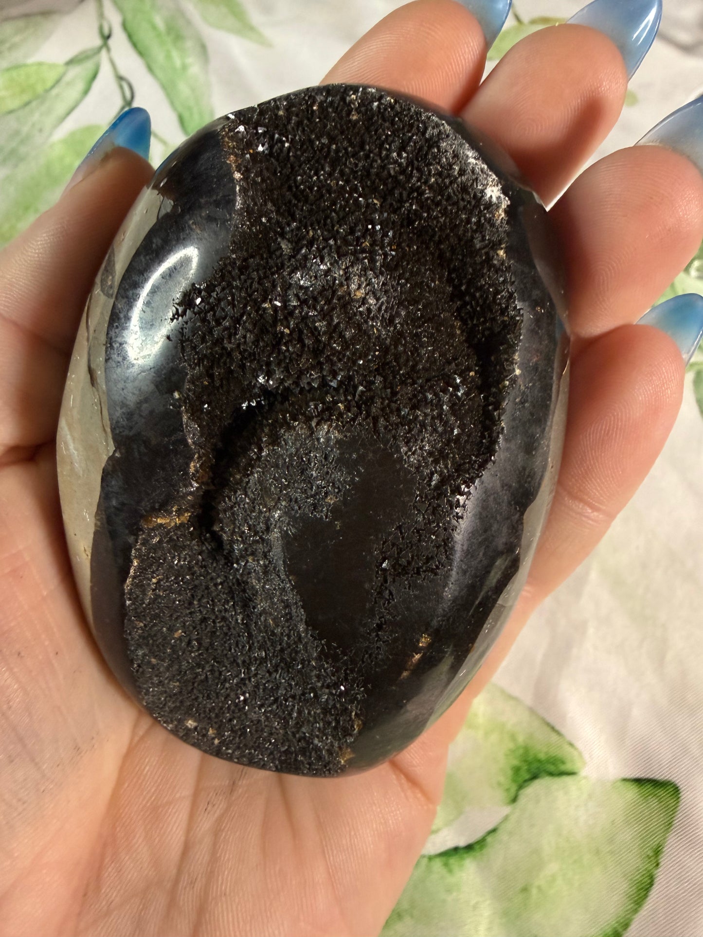 Druzy Septarian Egg XL– Grounding • Strength