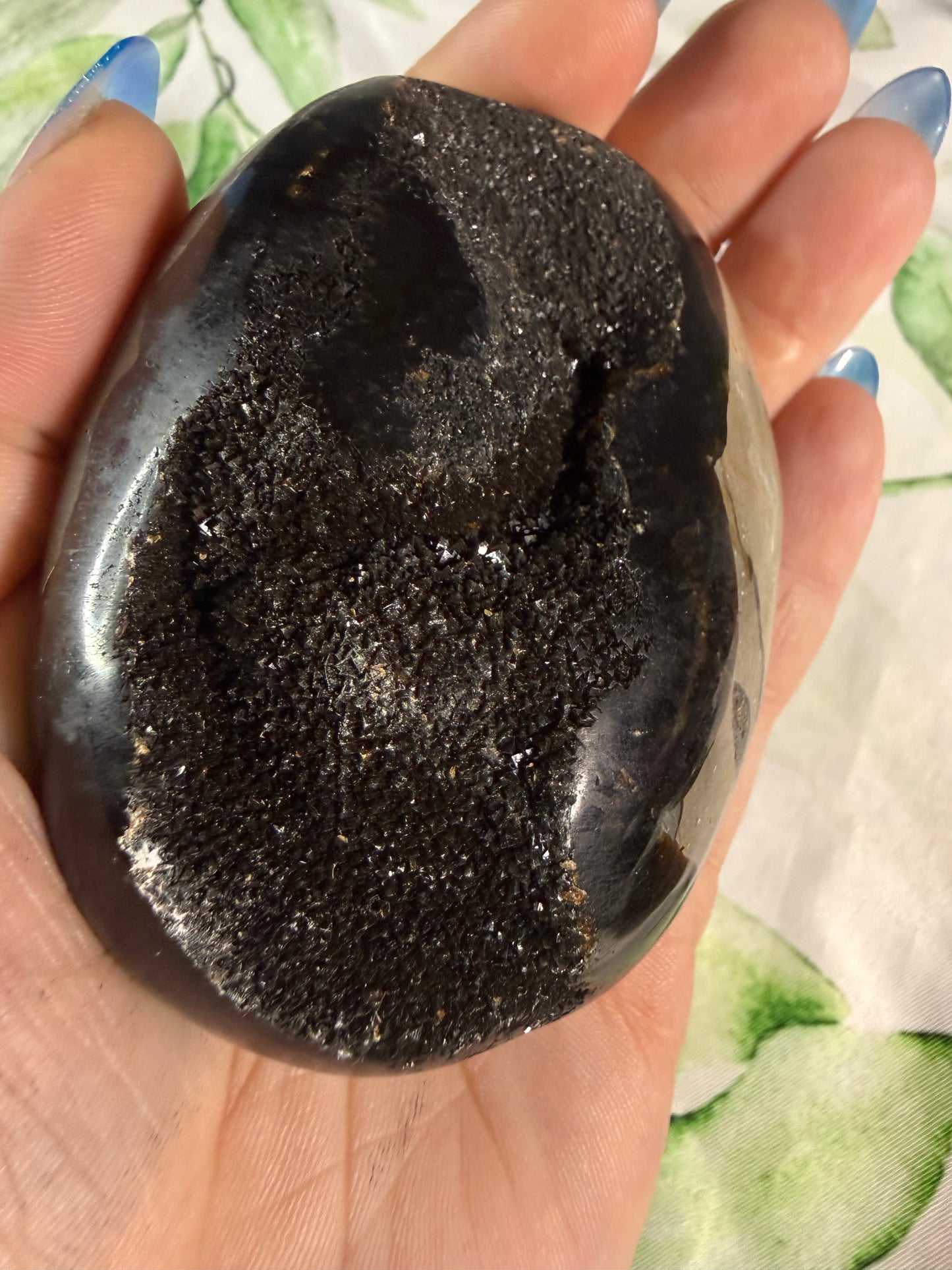 Druzy Septarian Egg XL– Grounding • Strength