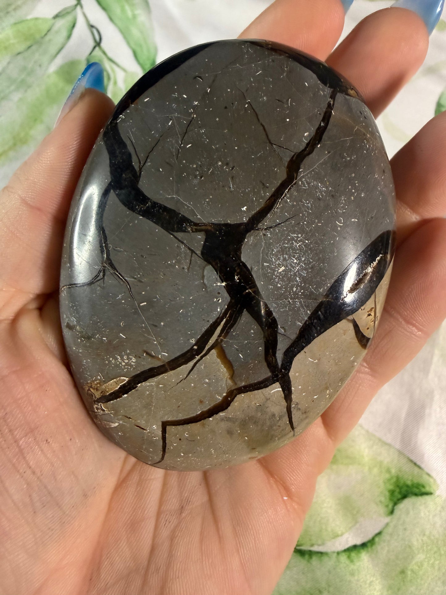 Druzy Septarian Egg XL– Grounding • Strength