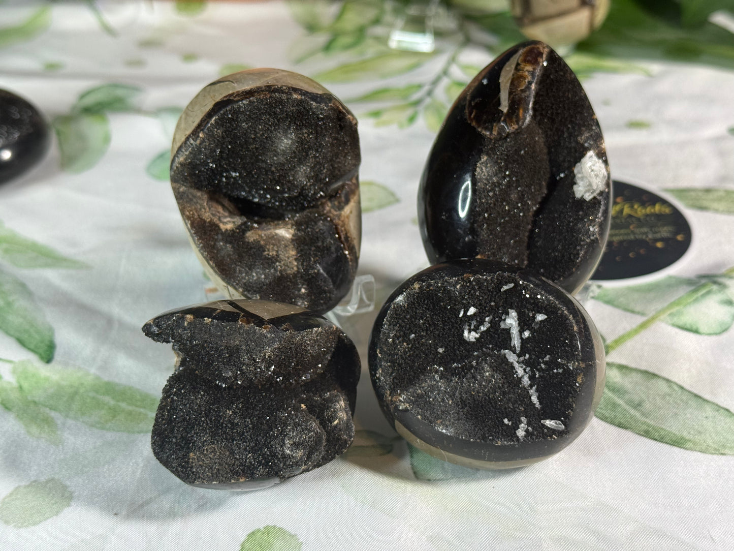 Druzy Septarian Egg Large– Grounding • Strength