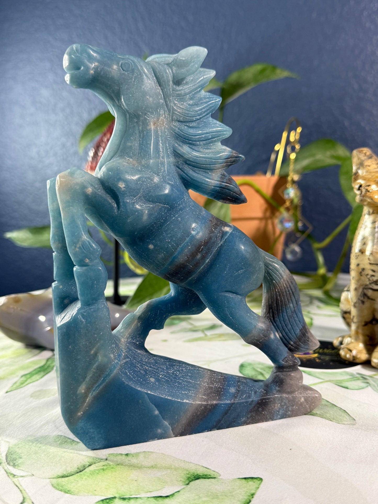 Trolleite Horse Carving • 2.4 lbs • Premium Sculpture