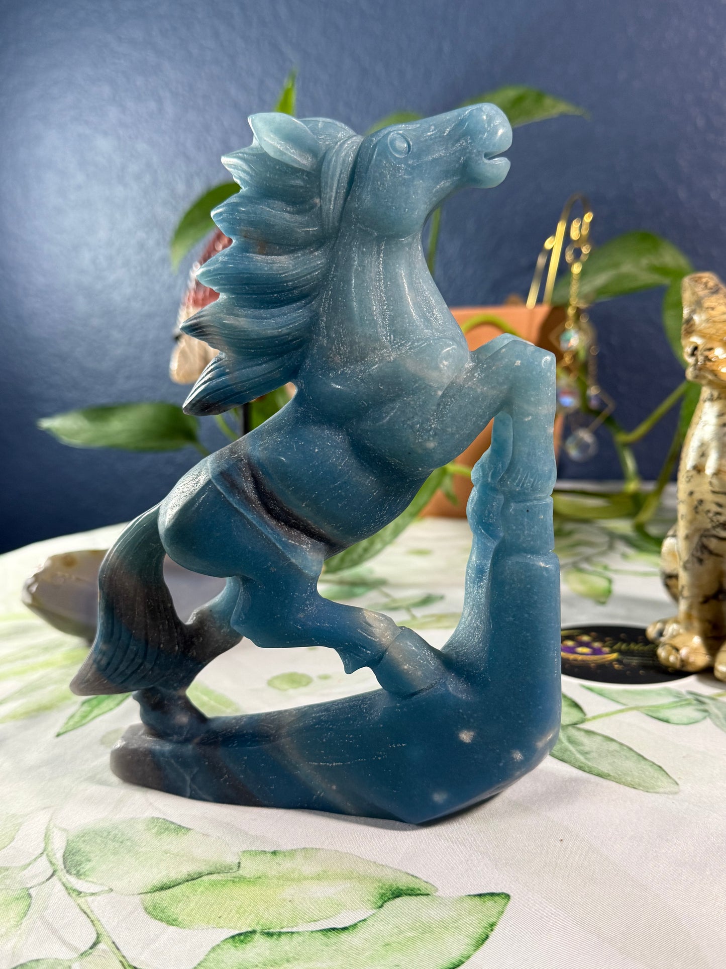 Trolleite Horse Carving • 2.4 lbs • Premium Sculpture