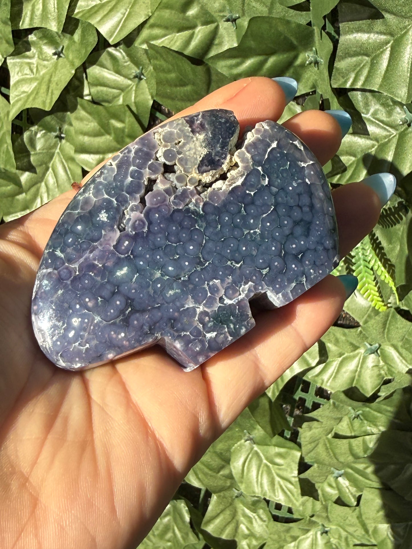 Grape Agate Bear Carvings – Large