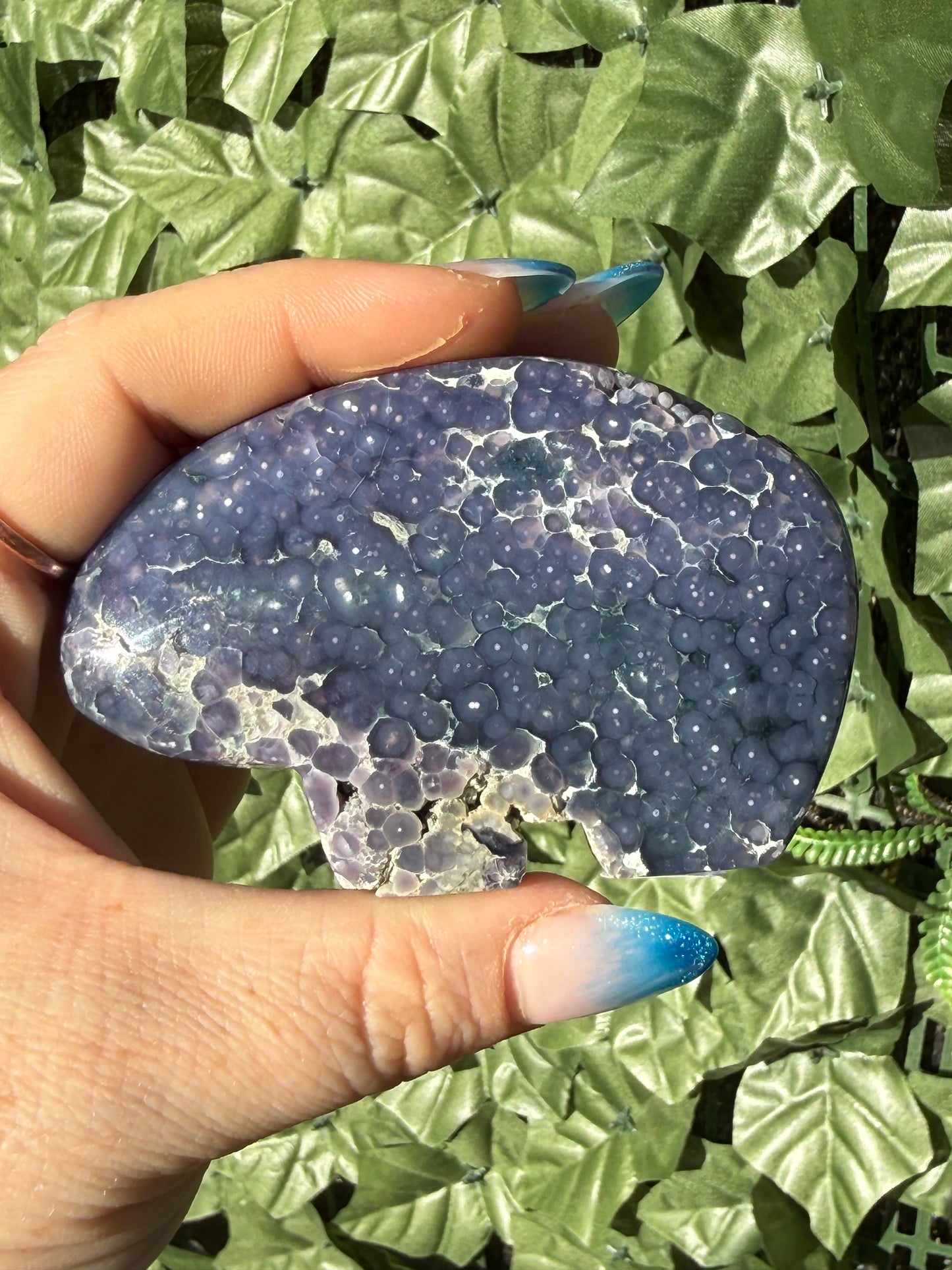 Grape Agate Bear Carvings – Small