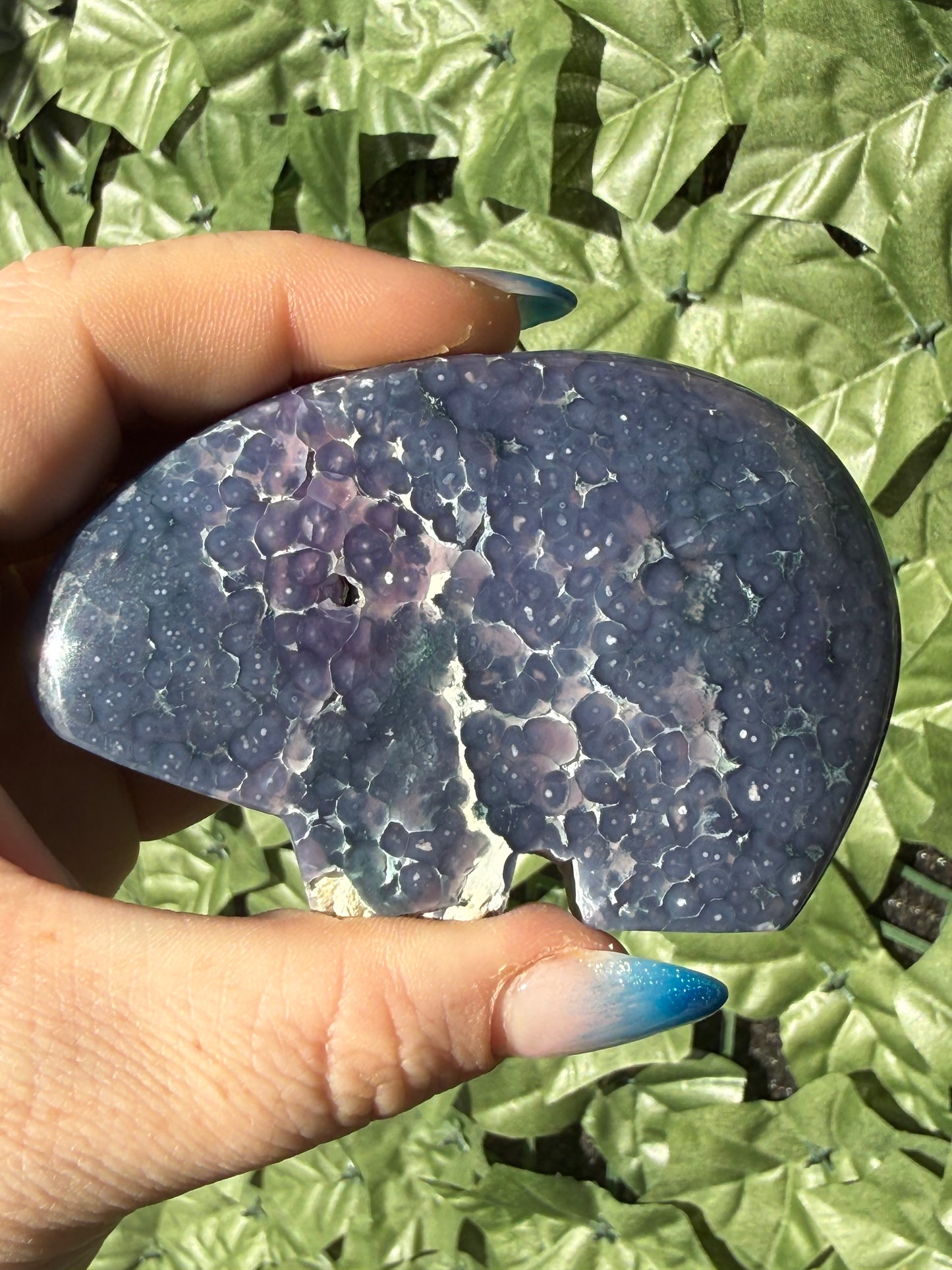 Grape Agate Bear Carvings – Small