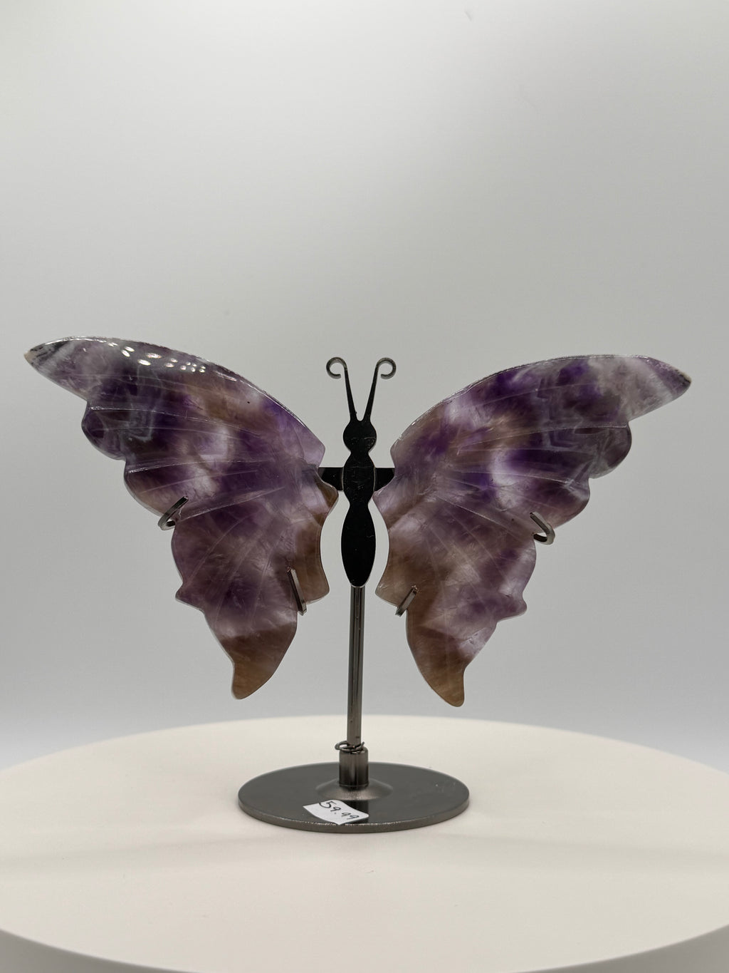Amethyst Butterfly Carving 5.1 oz – Hand‑Carved Crystal Symbol of Transformation, Peace & Spiritual Growth