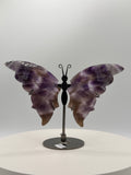 Amethyst Butterfly Carving 5.1 oz – Hand‑Carved Crystal Symbol of Transformation, Peace & Spiritual Growth