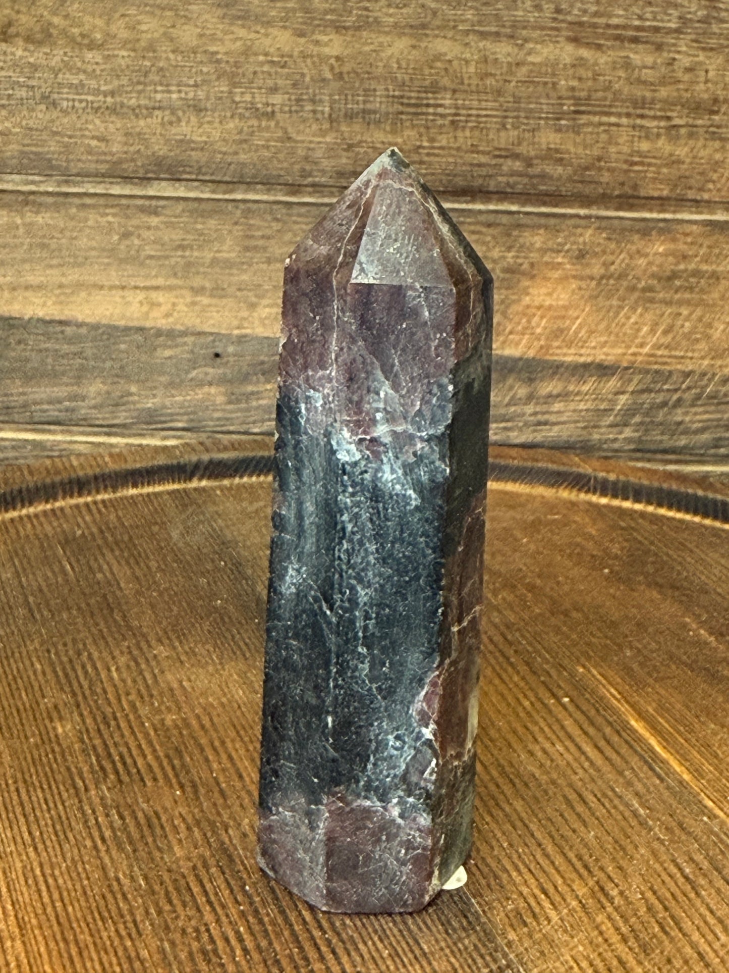 Garnet & Arfvedsonite Tower — High Flash • Grounding & Intuition