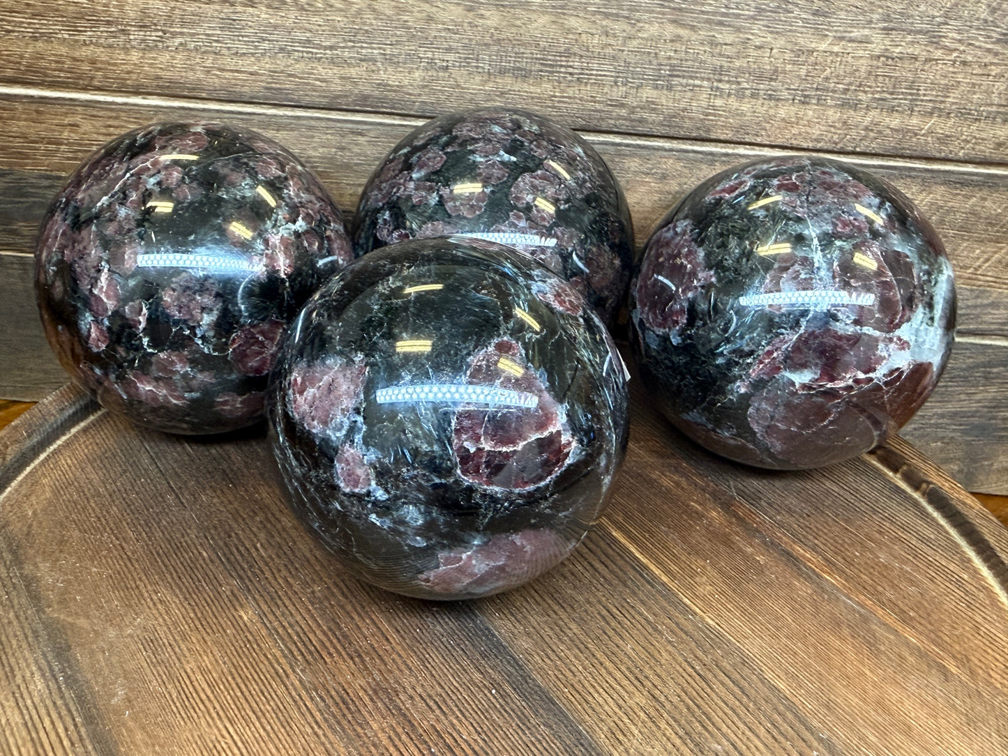 Garnet Sphere — Small, Medium & Large • Grounding • Strength • Vitality