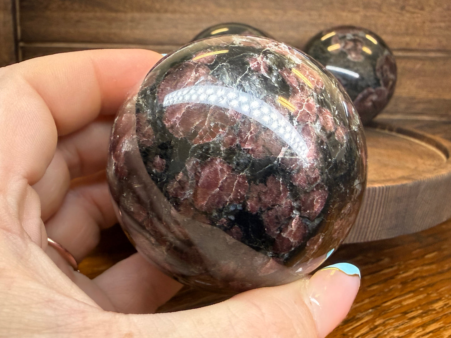 Garnet Sphere — Small, Medium & Large • Grounding • Strength • Vitality