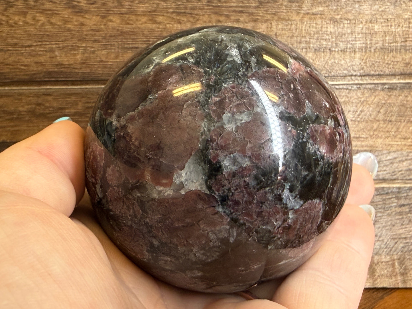 Garnet Sphere — Small, Medium & Large • Grounding • Strength • Vitality