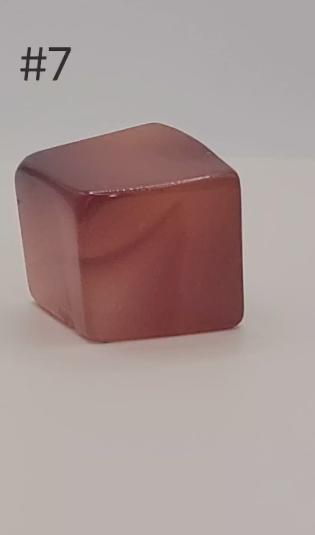 Carnelian Cube – 1–1.9 oz Polished Crystal for Creativity, Courage & Energizing Vitality