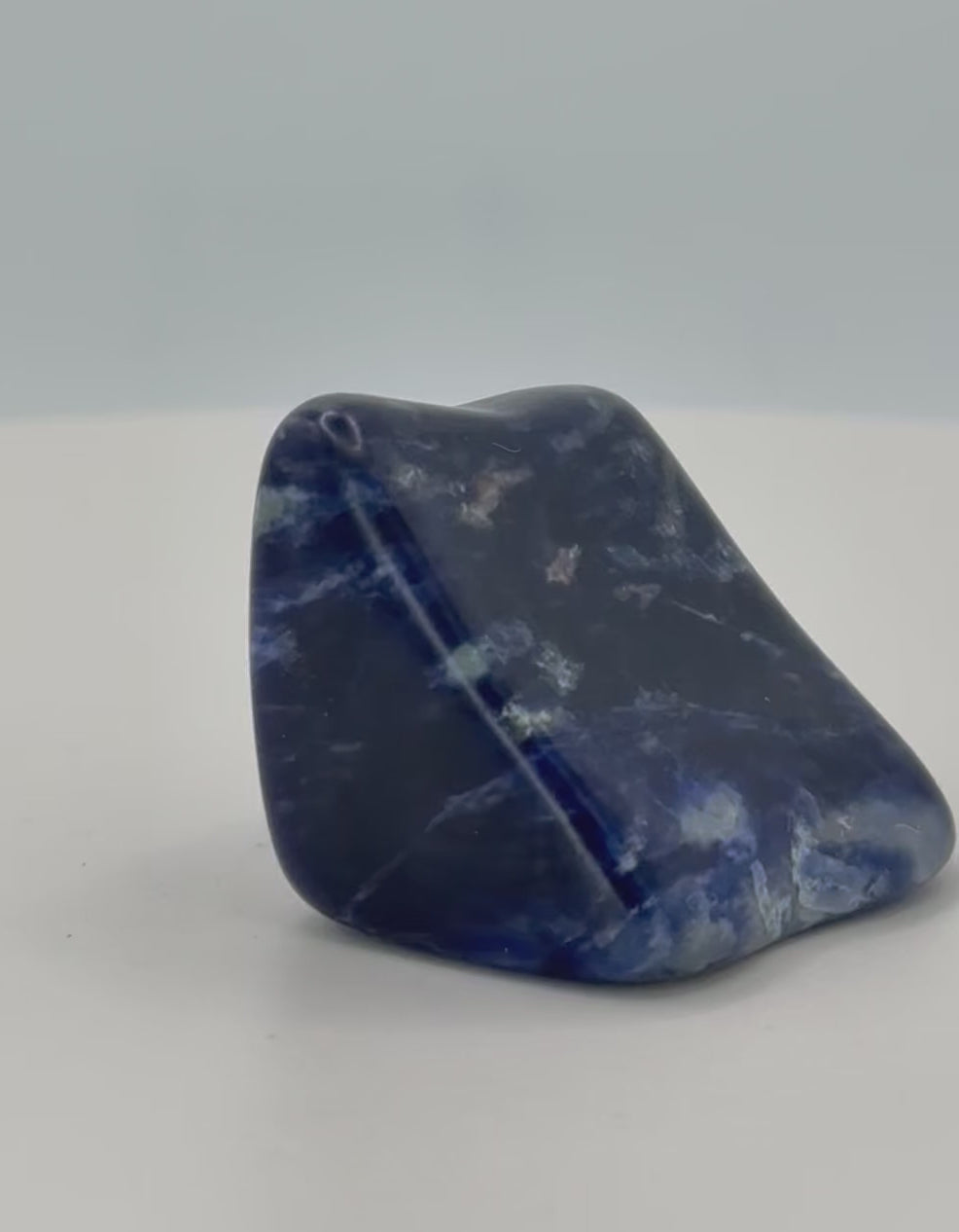 Blue Sodalite Freeform – Polished Crystal for Calming Clarity, Intuition & Inner Truth