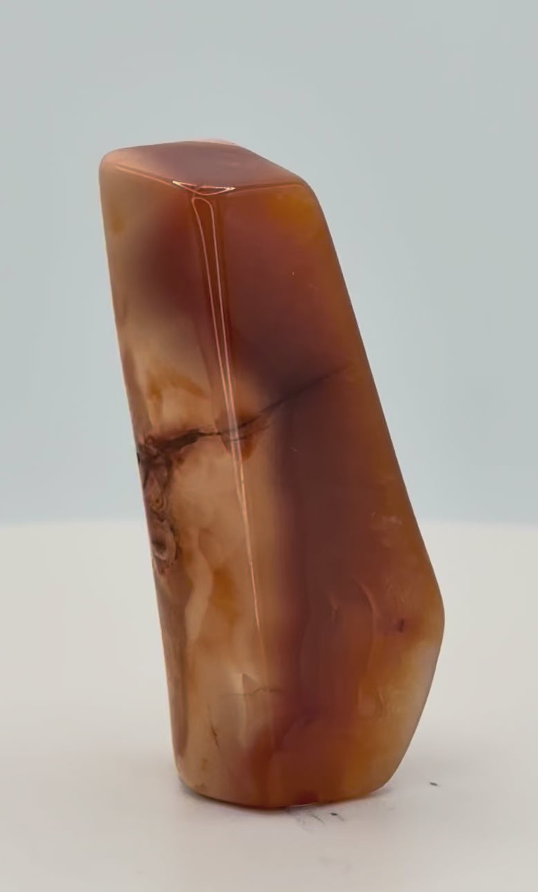 Carnelian Freeform – 1–1.9 oz Polished Crystal for Vitality, Creativity & Confidence