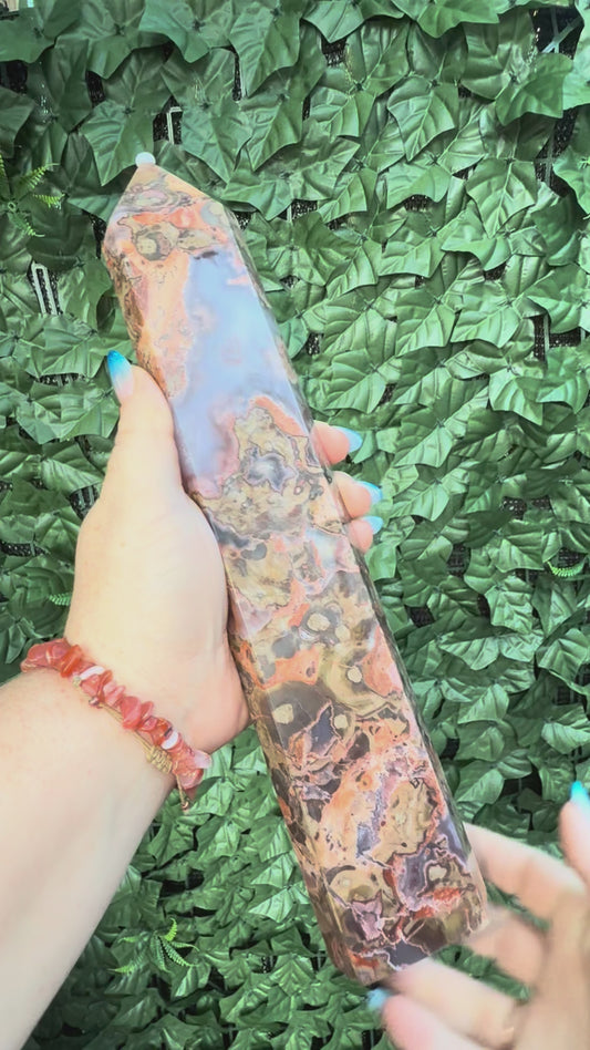 Money Agate Tower M2 — Prosperity & Grounding Energy