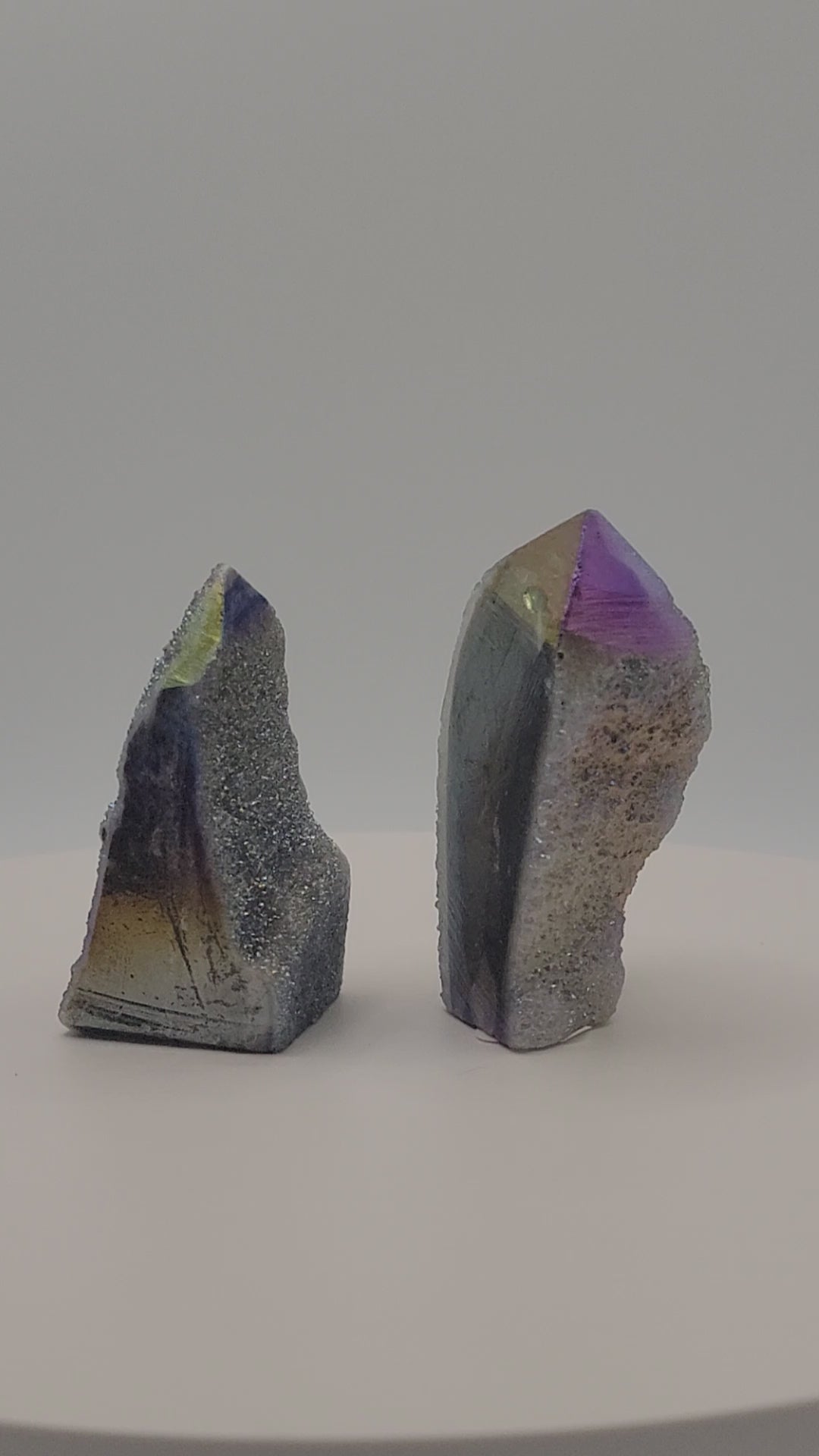 Titanium Aura Quartz – Iridescent Crystal for Energy, Joy & Spiritual Balance