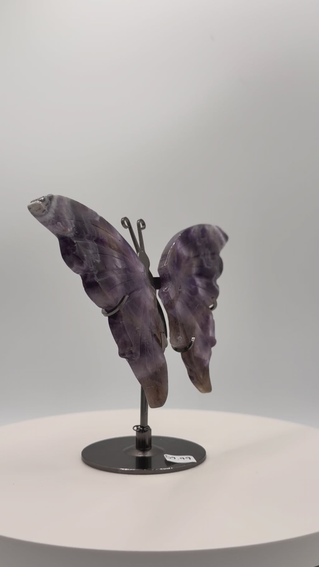 Amethyst Butterfly Carving 5.1 oz – Hand‑Carved Crystal Symbol of Transformation, Peace & Spiritual Growth