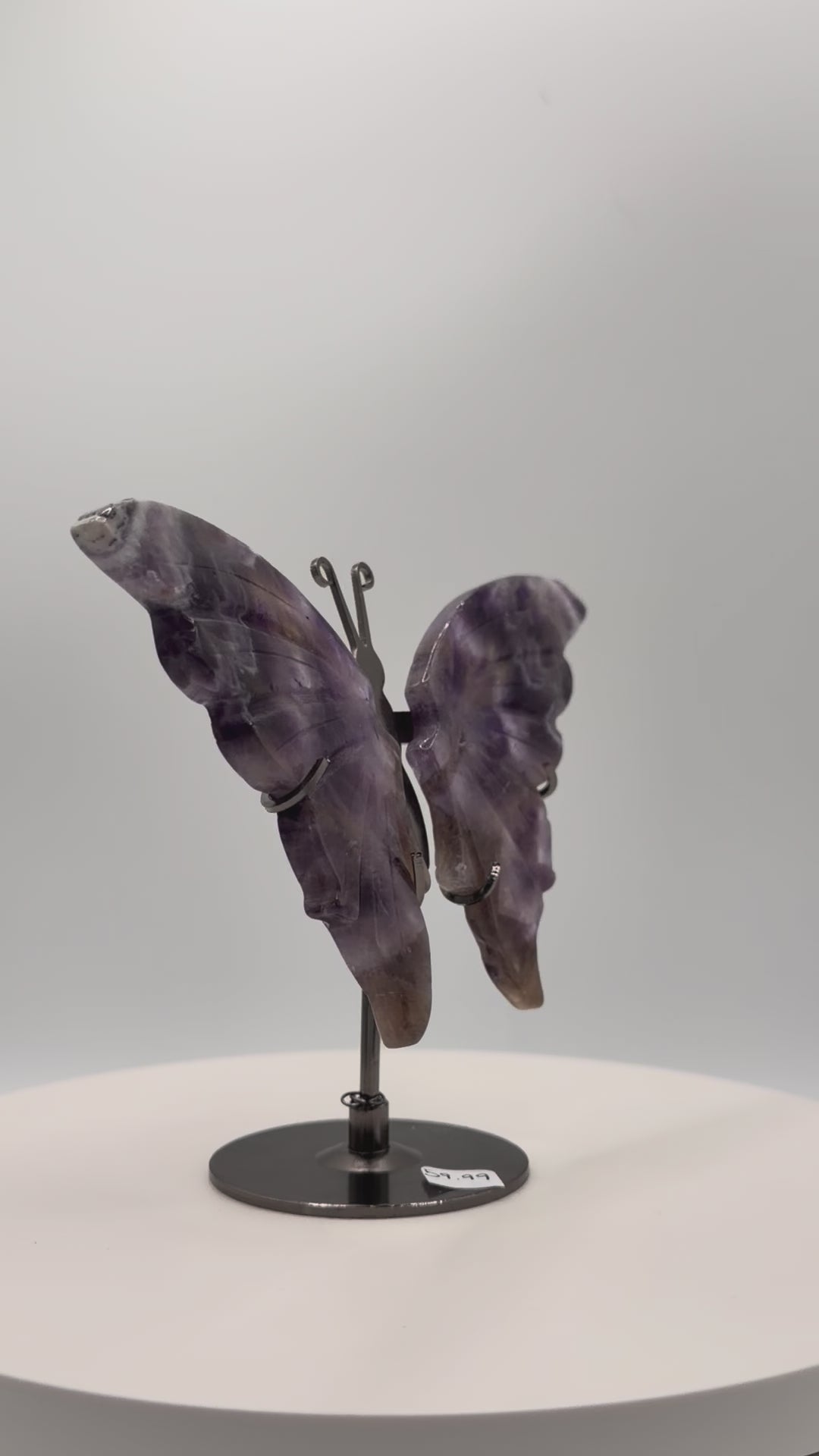 Amethyst Butterfly Carving 5.1 oz – Hand‑Carved Crystal Symbol of Transformation, Peace & Spiritual Growth