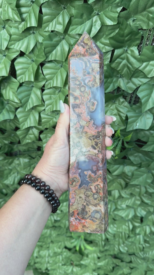 Money Agate Tower M3 — Prosperity & Grounding Energy