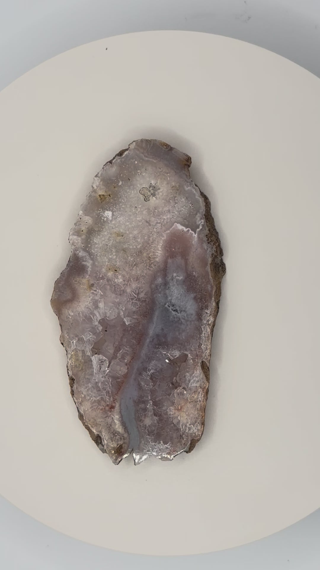 XS Pink Amethyst Slab – Mini Heart‑Healing Crystal for Calm, Comfort & Gentle Energy