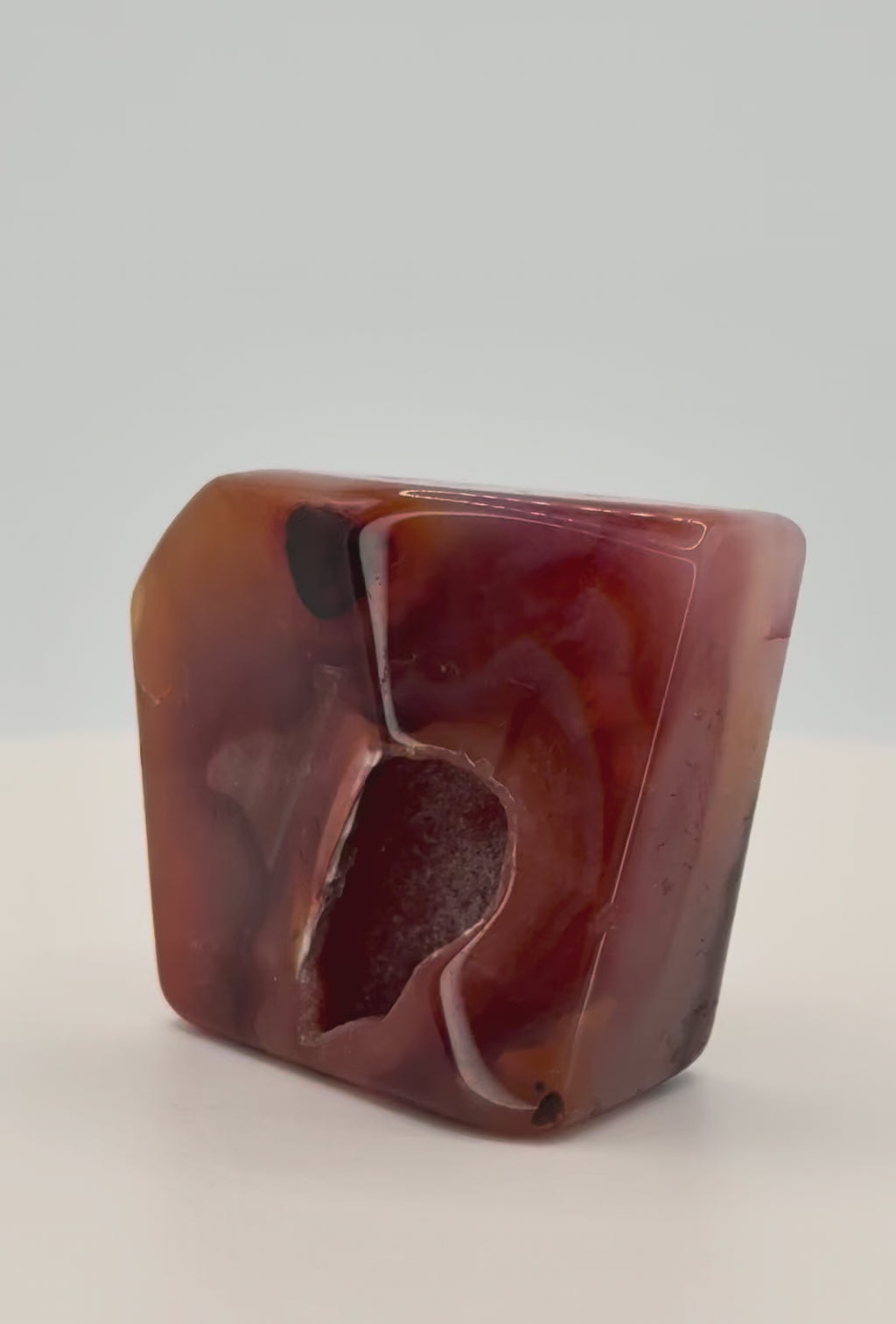 Carnelian Freeform – 2–2.9 oz Polished Crystal for Creativity, Courage & Energizing Vitality