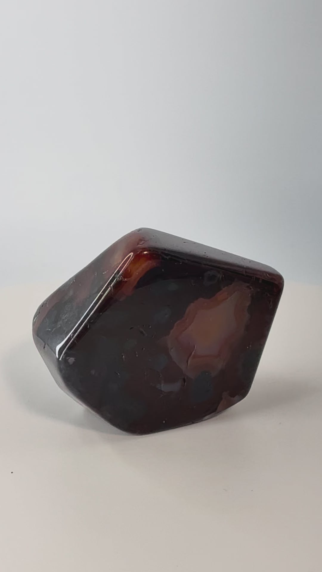 Carnelian Freeform – 4.1 oz Polished Crystal for Creativity, Courage & Energizing Vitality