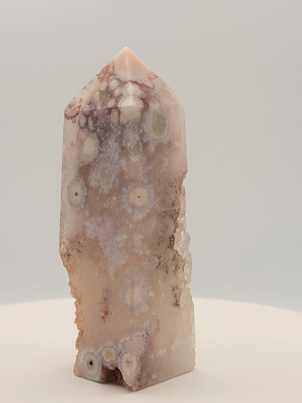 Pink Amethyst Druzy Tower – Sparkling Heart‑Chakra Crystal for Peace, Healing & Gentle Protection