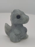 Small Labradorite Dinosaur – Iridescent Crystal Carving for Intuition, Protection & Transformation