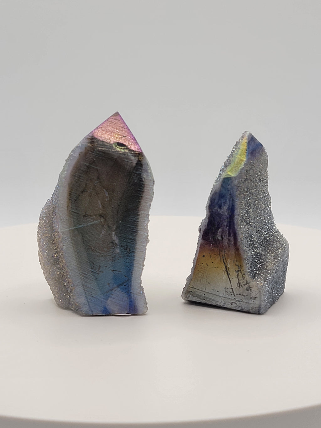 Titanium Aura Quartz – Iridescent Crystal for Energy, Joy & Spiritual Balance