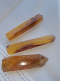 Citrine Double‑Terminated Point – Polished Golden Crystal for Abundance, Confidence & Manifestation