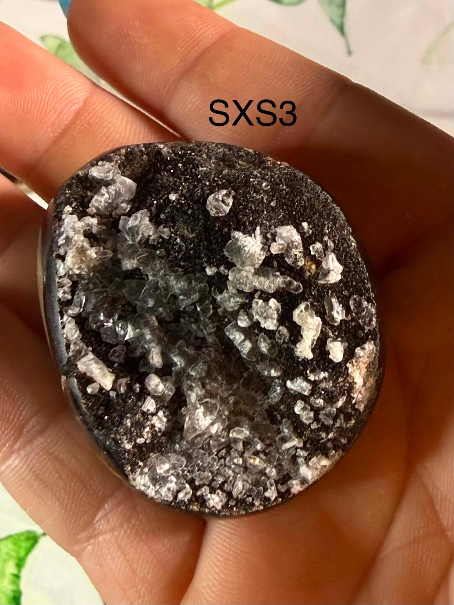 Druzy Septarian Egg XS– Grounding • Strength