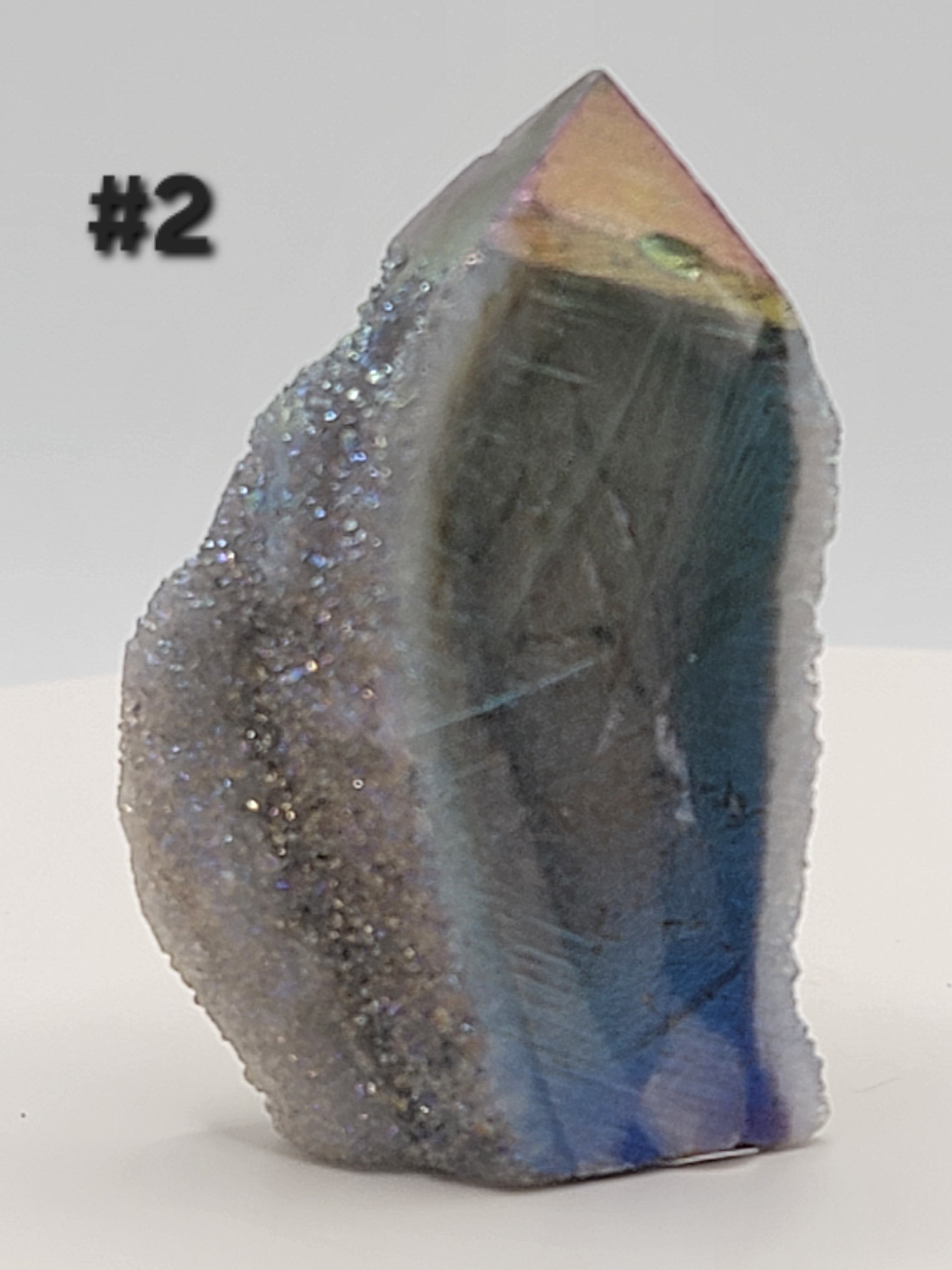 Titanium Aura Quartz – Iridescent Crystal for Energy, Joy & Spiritual Balance