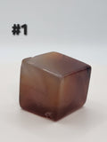 Carnelian Cube – 2–2.9 oz Polished Crystal for Strength, Creativity & Energizing Vitality