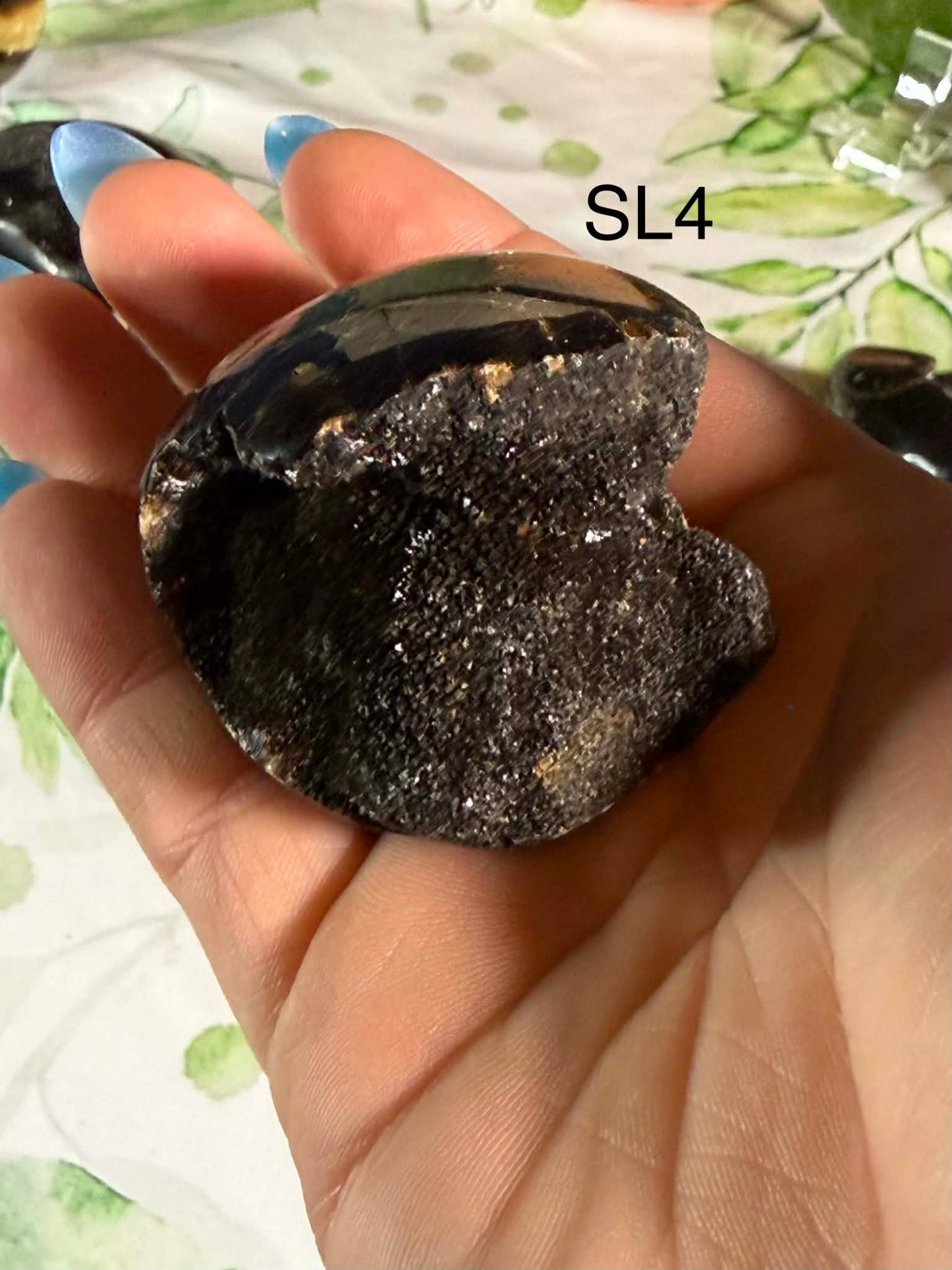 Druzy Septarian Egg Large– Grounding • Strength