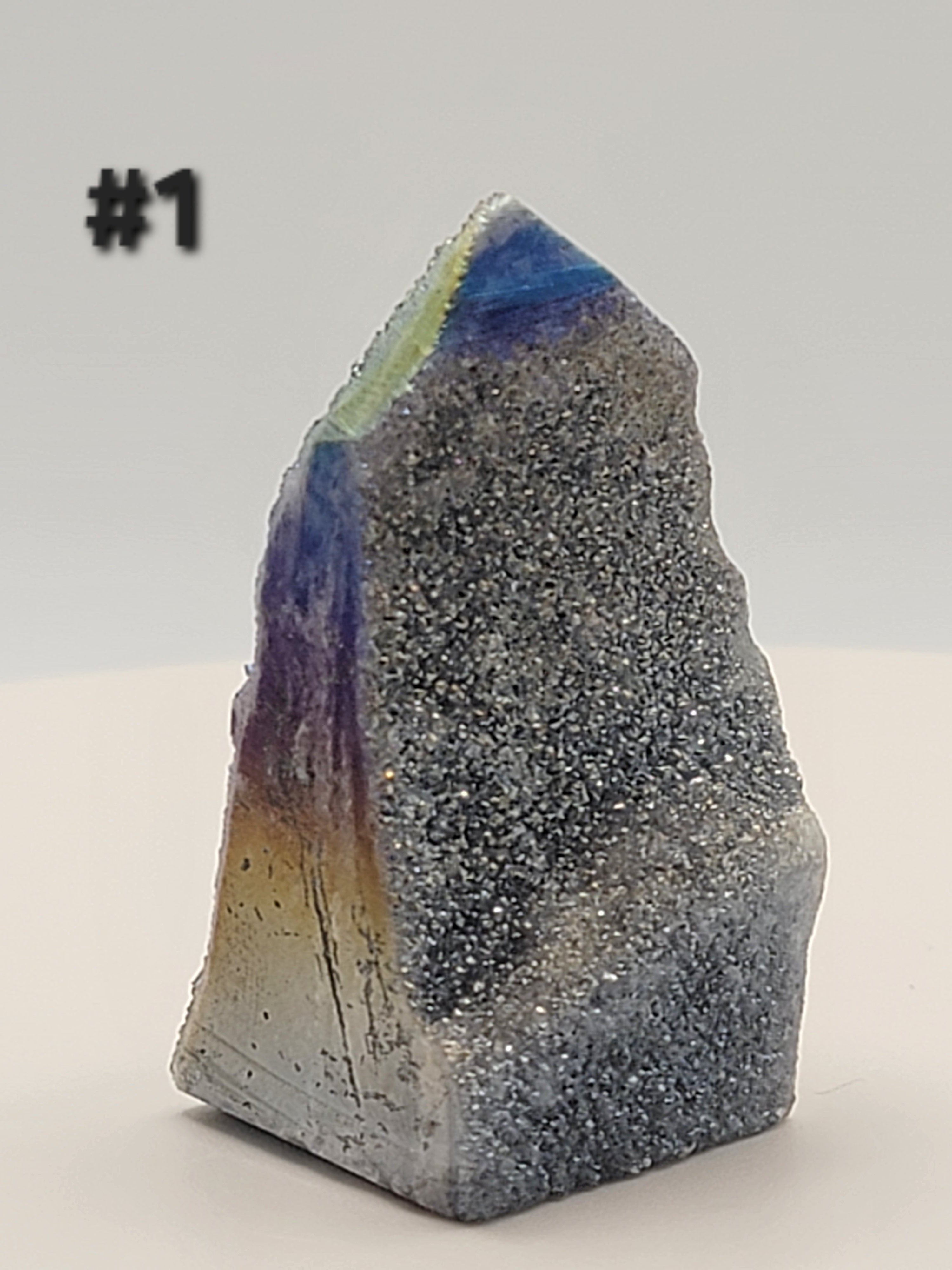 Titanium Aura Quartz – Iridescent Crystal for Energy, Joy & Spiritual Balance
