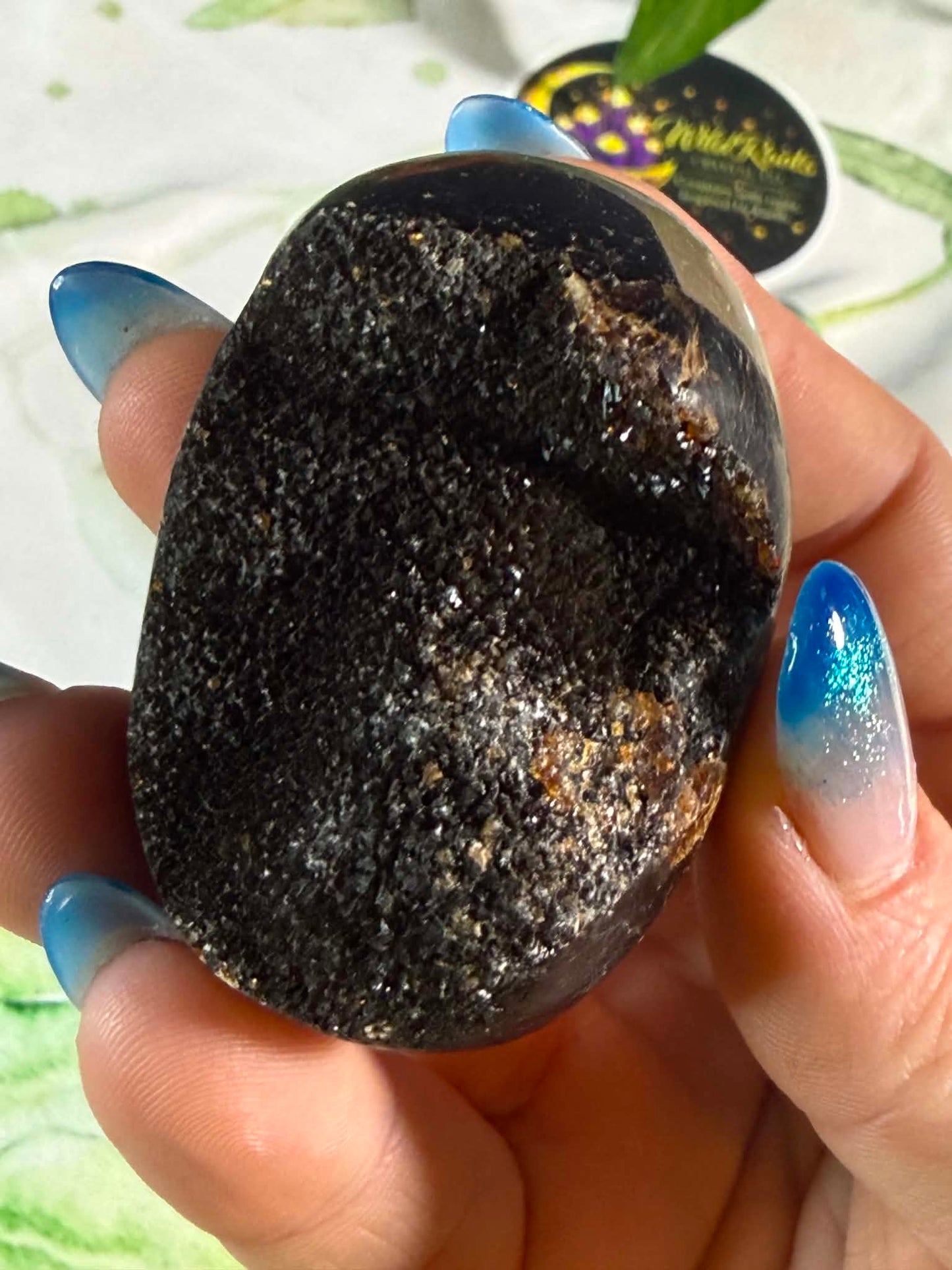 Druzy Septarian Egg Small - Grounding • Strength