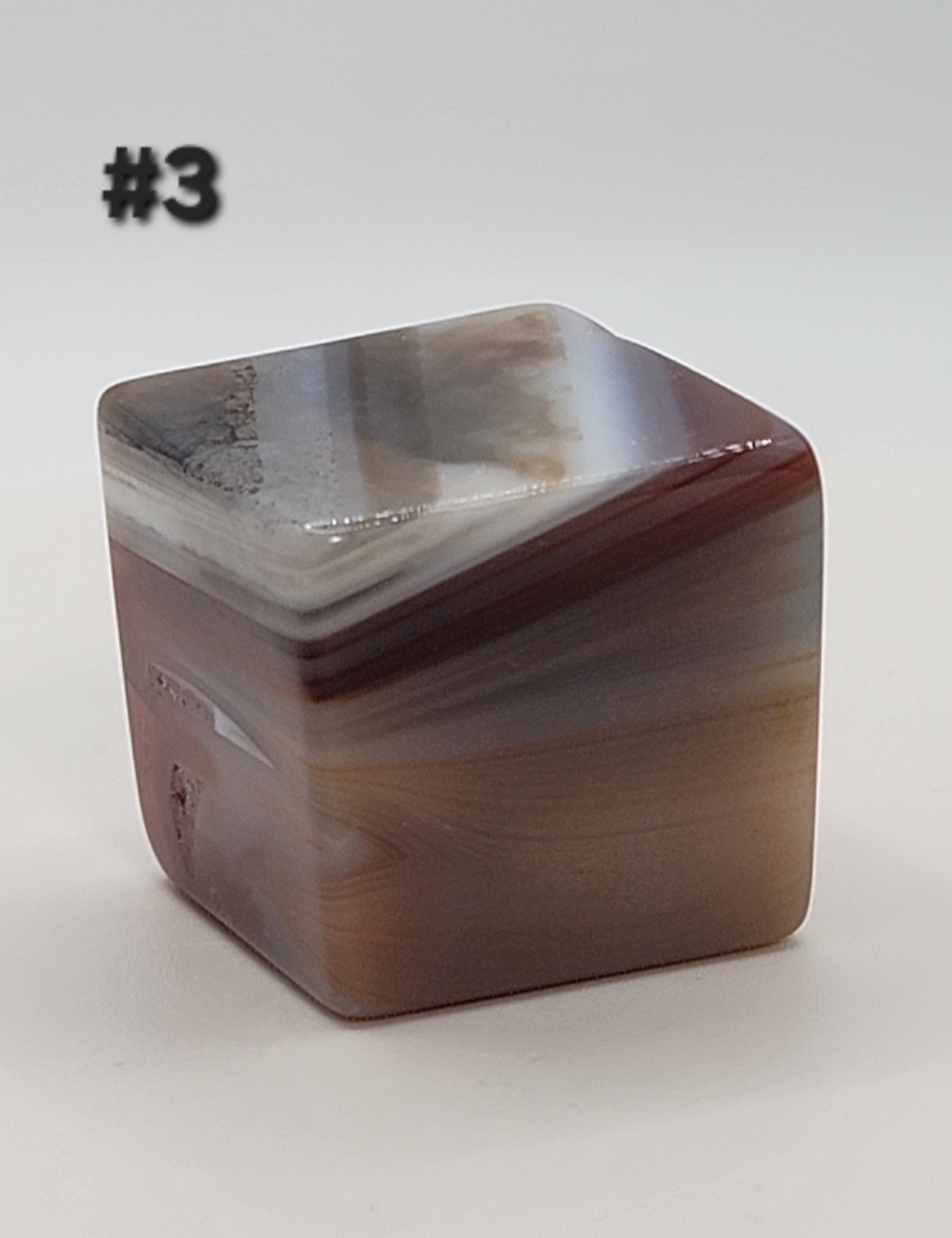 Carnelian Cube – 1–1.9 oz Polished Crystal for Creativity, Courage & Energizing Vitality
